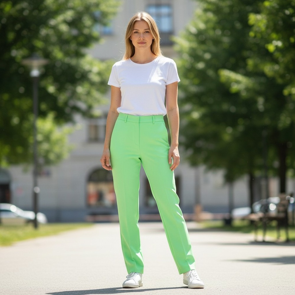 Tail‎ Activewear Mulligan Golf Pants 6 Honeydew Green UPF 50 Stretch NWT
